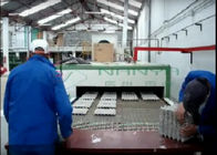1400 ชิ้น / ชั่วโมงกระดาษอัตโนมัติเครื่องทำกล่องไข่ / ถาดผลไม้เครื่องเยื่อกระดาษแม่พิมพ์
