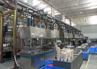 เครื่องแผ่นกระดาษกึ่งอัตโนมัติขนาดเล็ก, 700pcs / h สายการผลิตถ้วยกระดาษ