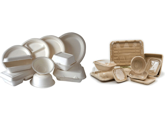 ทิ้งภาชนะบรรจุอาหารอย่างรวดเร็ว / เครื่องทำแผ่น Thermoforming กระดาษ 7000 ชิ้น / ชั่วโมง