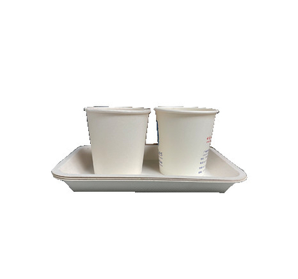 เครื่องทำเยื่อกระดาษ Thermoforming 450V เครื่องทำกล่องอาหารเยื่อกระดาษ