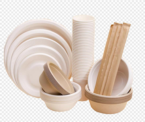 เยื่อกระดาษบริสุทธิ์บนโต๊ะอาหาร / Dishware เยื่อกระดาษอุปกรณ์จาก 1800 ~ 18000 ชิ้น / ชั่วโมง