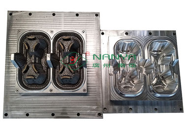 Die Casting 2 Packed Cup Carrier / Cup Holder Pulp Molding Dies