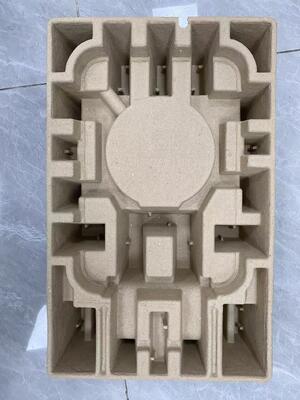 เครื่องขึ้นรูปเยื่อกระดาษอัตโนมัติแบบลูกสูบ / ชุดสำหรับอุตสาหกรรมบรรจุภัณฑ์ / กระถางดอกไม้