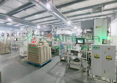 Eco-Friendly อัตโนมัติแขนหุ่นยนต์ Bagasse ไฟเบอร์ทำบนโต๊ะอาหารเครื่องจักร