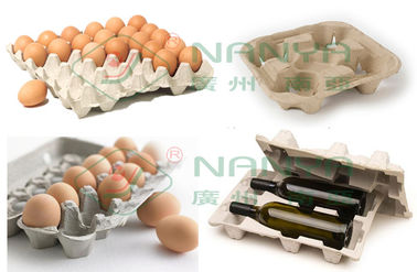 6 Layer เครื่องเป่าเยื่ออัตโนมัติอย่างรวดเร็วเครื่องจักรสำหรับถาดไข่ / กล่องไข่