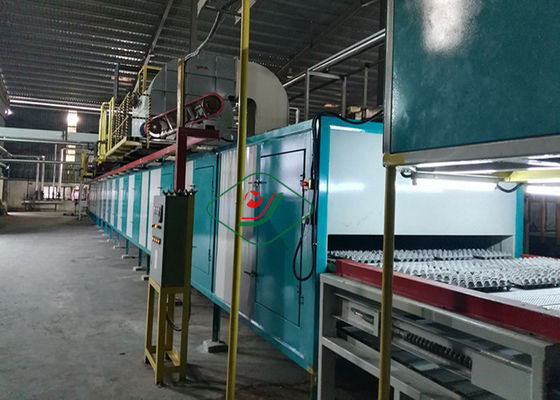 เครื่องผลิตเยื่อกระดาษอัตโนมัติลูกสูบยื่นถาดไข่ / ถาดเครื่องทำ