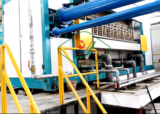 เครื่องขึ้นรูปถาดไข่แบบหมุนอัตโนมัติ / สายการผลิตกล่องไข่