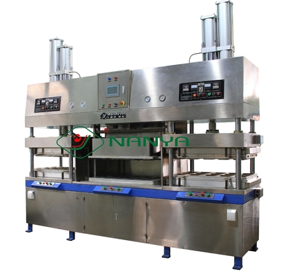 380kw แผ่นกระดาษชานอ้อยบนโต๊ะอาหารเครื่องเทอร์โมฟอร์ม