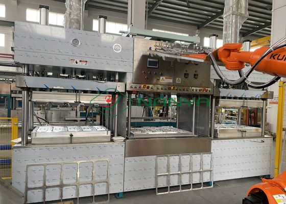 เครื่องทำภาชนะบรรจุอาหารจากเยื่อกระดาษ / เครื่องทำผลิตภัณฑ์บนโต๊ะอาหารจากเยื่อกระดาษ