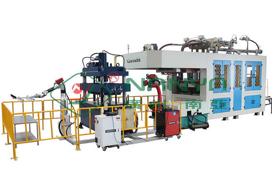 Virgin Paper Pulp Moulding Euipment จานอาหาร / เครื่องกล่องอาหารกลางวัน