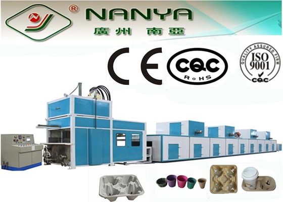 ลูกสูบเครื่องผลิตเยื่อกระดาษอัตโนมัติเต็มรูปแบบรีไซเคิลผลิตหม้อเมล็ด